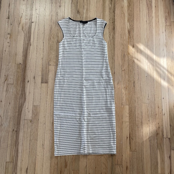 Hatch Bodycon Striped Knee Length Dress - Picture 1 of 3